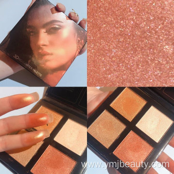 Face Makeup Cosmetic Vegan Shimmer Pressed Highlighter